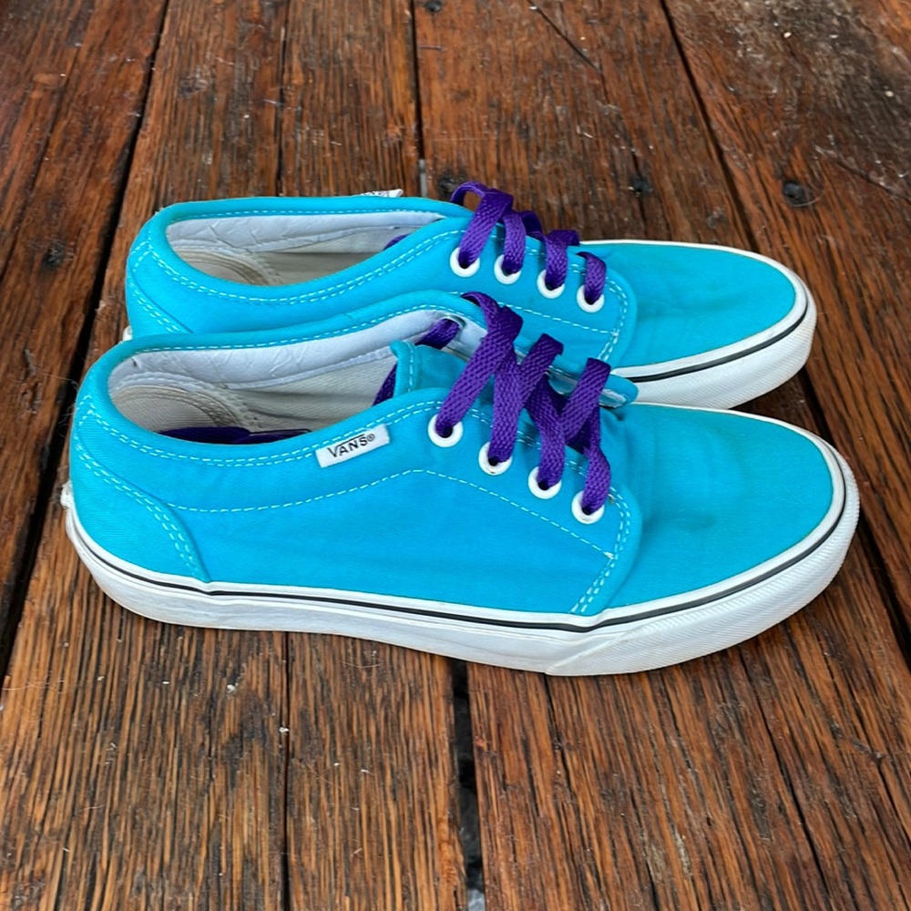Blue Vans size 7 in Womens and 5.5 in Men